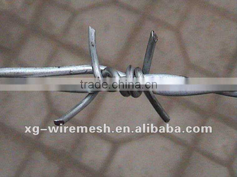 Razor wire and Barbed wire, Galvanized barbed wire
