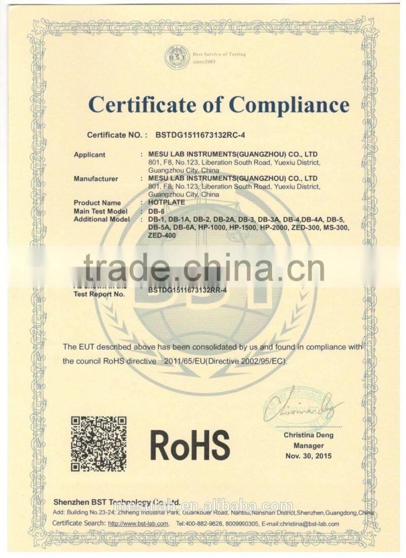 Laboratory DB1A Intelligent temperature hot plate