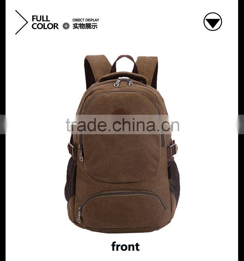 Causal Style Lightweight School Backpack Canvas Cute Backpacks Camping Backpack Canvas Rucksack