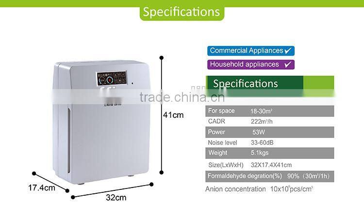 Household Air Purifier with TRUE HEPA