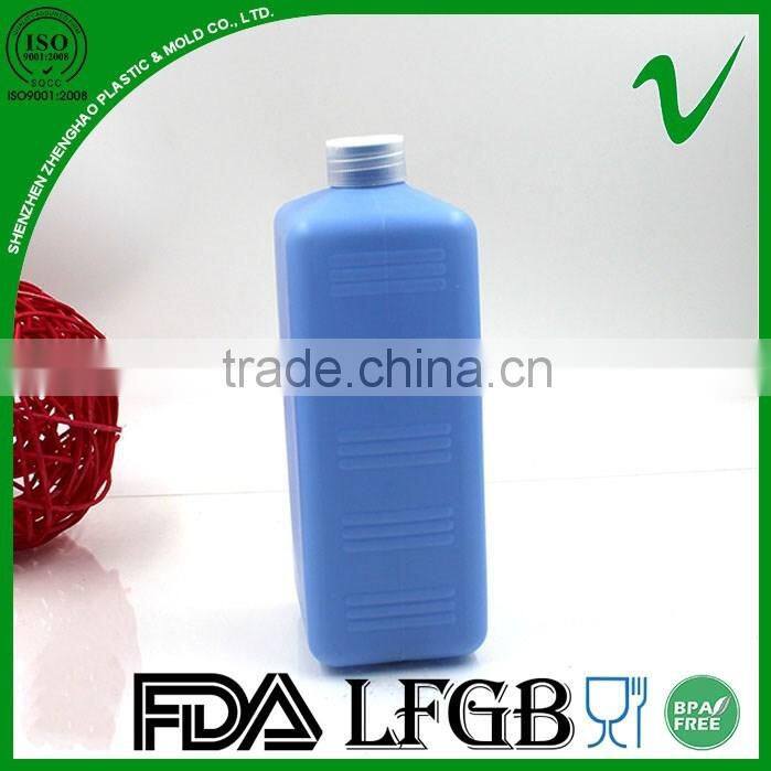 Liquid packaging empty free sample HDPE plastic bottle with screw cap
