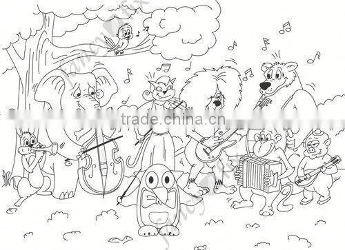 custom coloring book printing mini coloring books sets