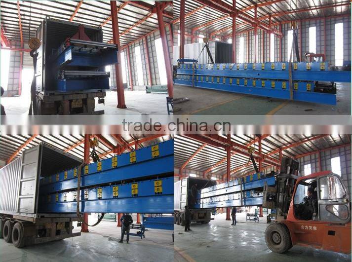 Easy-operated metal Wave Highway Guardrail Cold roll forming machine