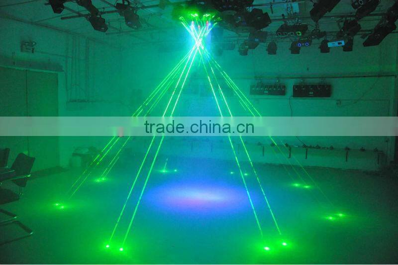 Professional RGB LED background& GG laser DJ Disco lighting equipment