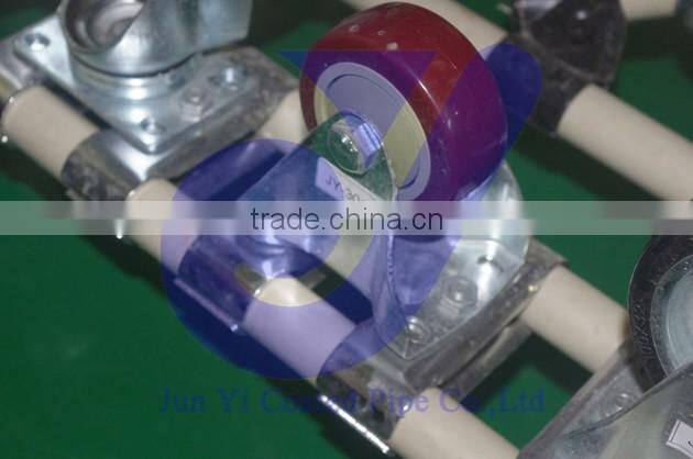 JY-1000C|wholesale flexible OD 28mm lean tube Caster mount bracket