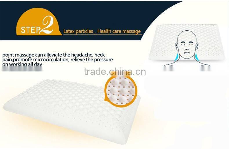 Wholesale Comfortable and Relaxed Particle Neck Latex Massage Pillow