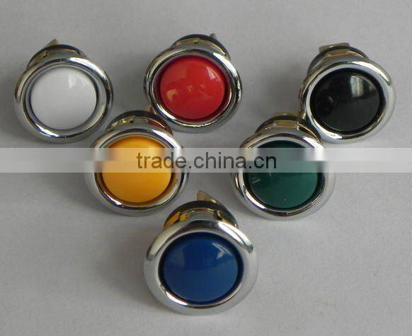 PS-01-silver-red doorbell push button switch