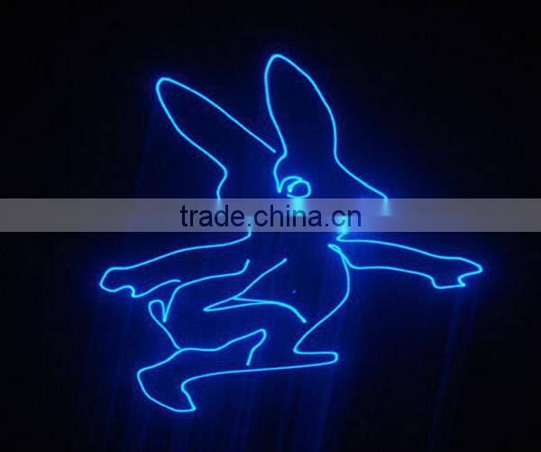 Colorful 3D RGB Animation laser stage light for party