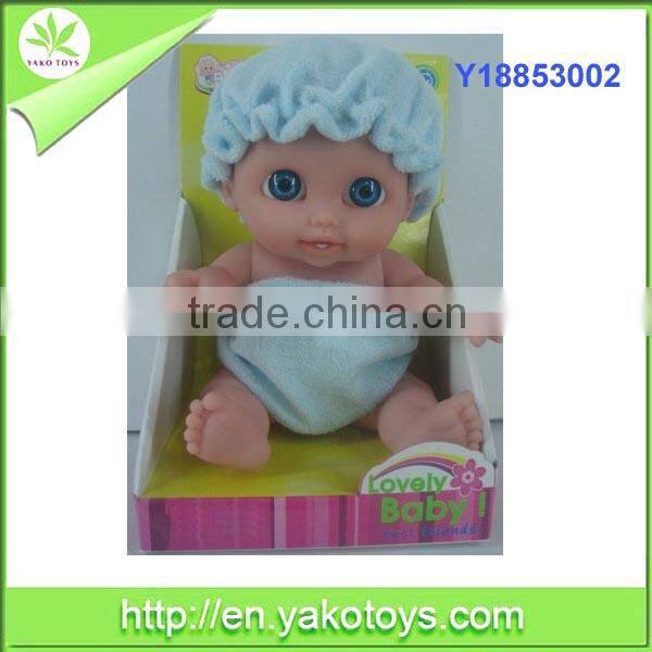 display box 9 inch baby doll with bath set vinyl doll reborn baby doll