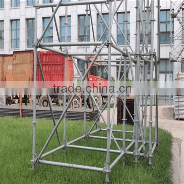 scaffolding material hot dipped galvanized steel pipes EN74/BS1139