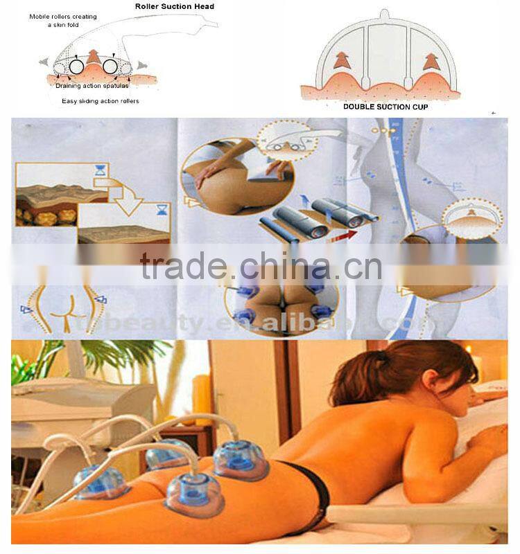 Professional high quality 35 treament program vacuum roller massage machine
