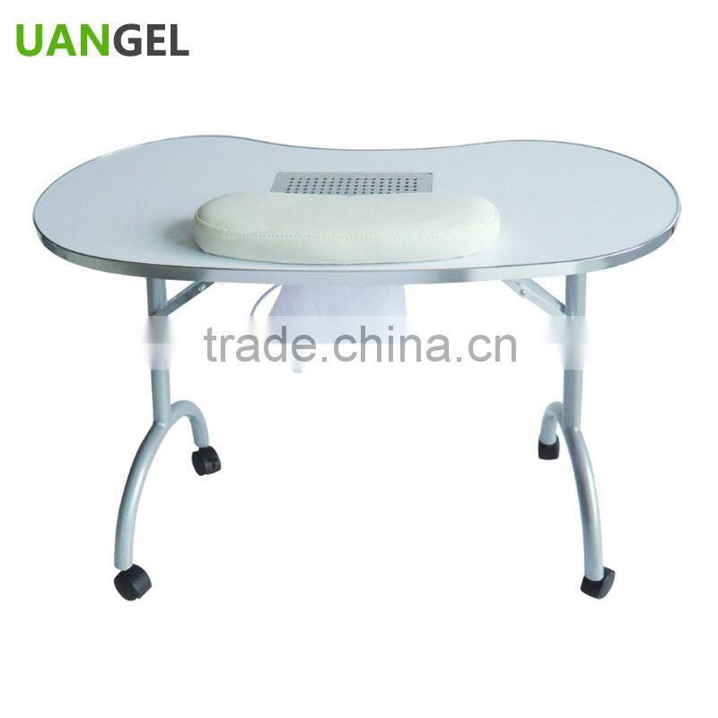cheap nail salon furniture table with vacuum