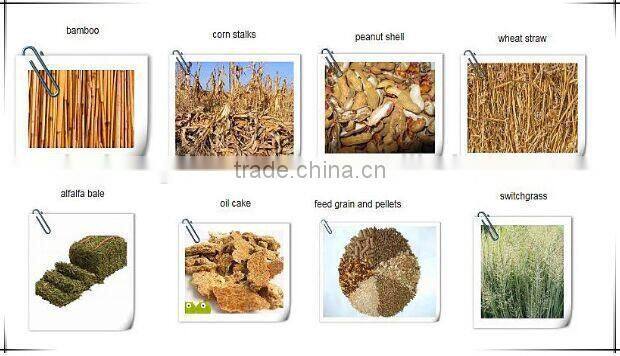 CE approved pine wood corn stalk hammer mill with cyclone/wood pellet crusher/animal feed grinder