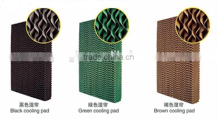 evaporative cooling pad with excellent penetrability and absorbability