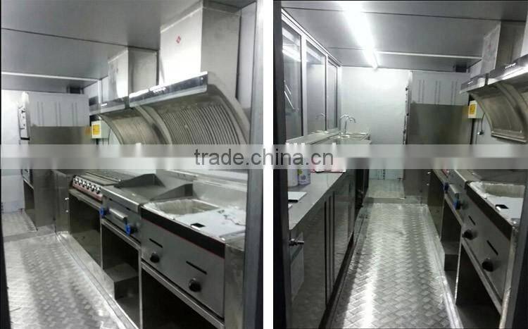 Mobile Towable Food Trailer, food catering trailer/mobile kitchen truck for sale/food service trailer