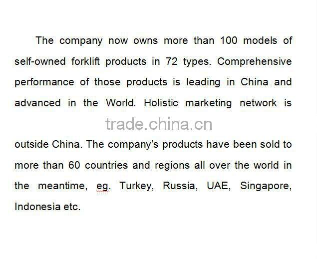 3 ton balance weight forklift