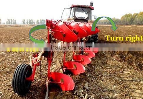 Tractor mounted reversible furrow plough distributing by manufacturer for farm soil tillage, 65Mn