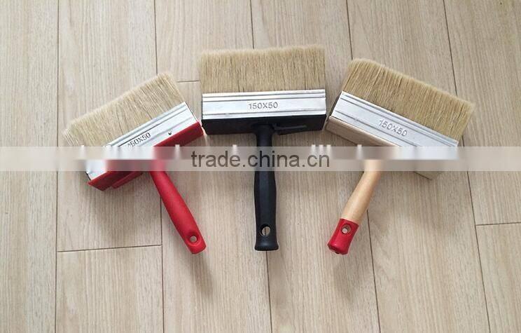 150*50mm ceiling cleaing brush with wooden handle/roof brush