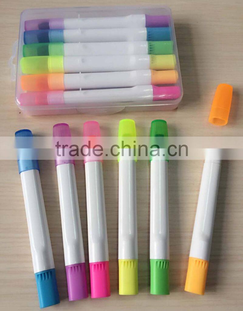 2016 hot new design 5 colors fluorescent marker