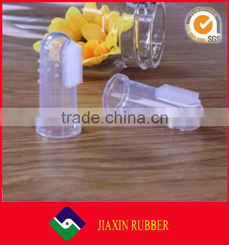 Food grade soft silicone baby finger tongue cleaner toothbrush massager for baby kids oral health