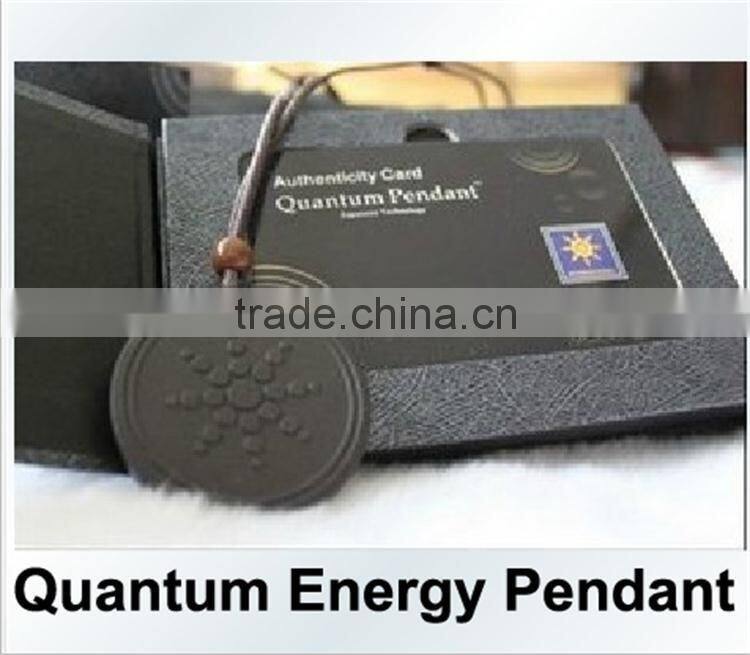 Quantum Scalar Energy Pendant Health Necklace Lava Material