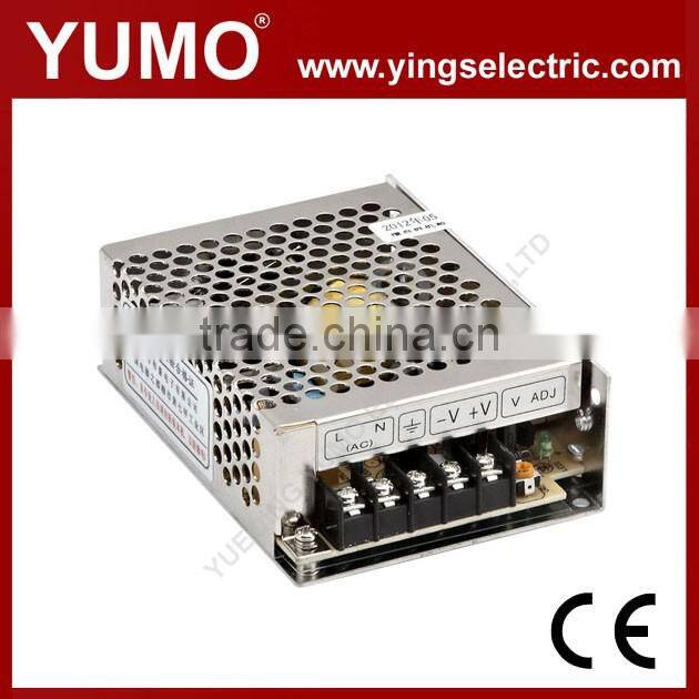 YUMO MS-75 5VDC 12VDC 24VDC 75W Mini size series SMPS LED Switch Mode Power Supply