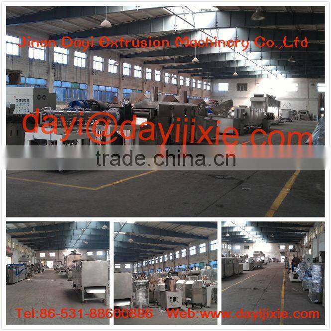 auto/ continous pellet/meat/seafood/nuts fryer -- Jinan DaYi Extrusion Machinery