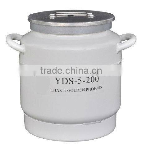 YDS series Dewar vessle Small Capacity Large Caliber Liquid Nitrogen Container
