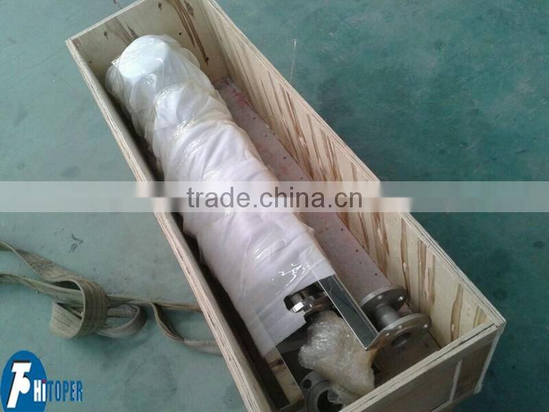 Bag type housing filter used in textile wastewater treatment