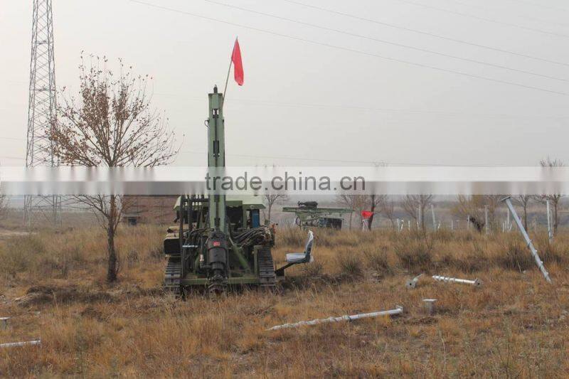 photovoltaic solar spiral pile drilling machine MZ130Y manufacturer