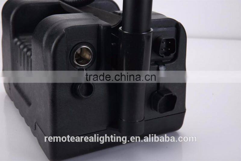 Mobile lighting system high flux led work light RALS-9936 heavy duty rechargeable searchlight with 12V socket plug