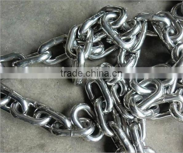 galvanized steel welded DIN766 link chain