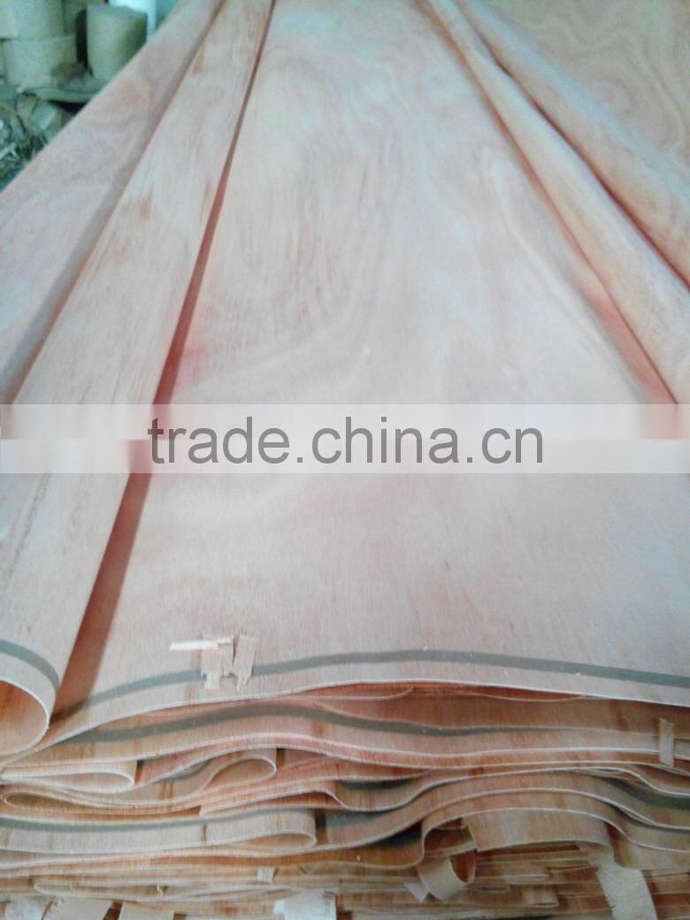 Wells Rotary Cut Grade a b c no hole 0.3mm 4'x8' natural okoume face Veneer