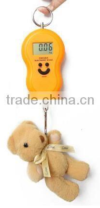 50kg Blue LED Portable Digital Luggage Scale with belt and Hook