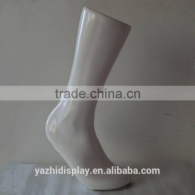 wholesale socks and stocking display plastic male foot mannequin for sale
