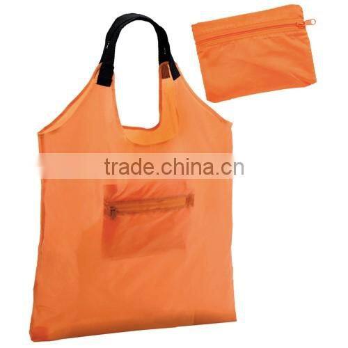 Foldable polyester 190T shopping bag