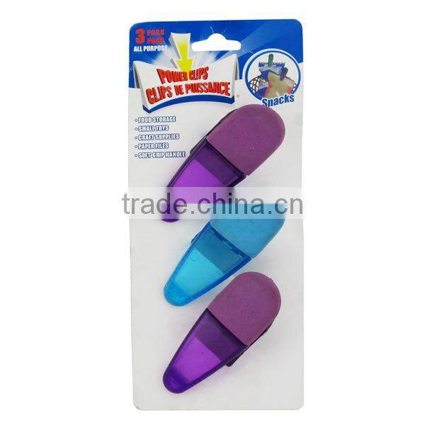 Hot sell 3PC power food storage alligator clip