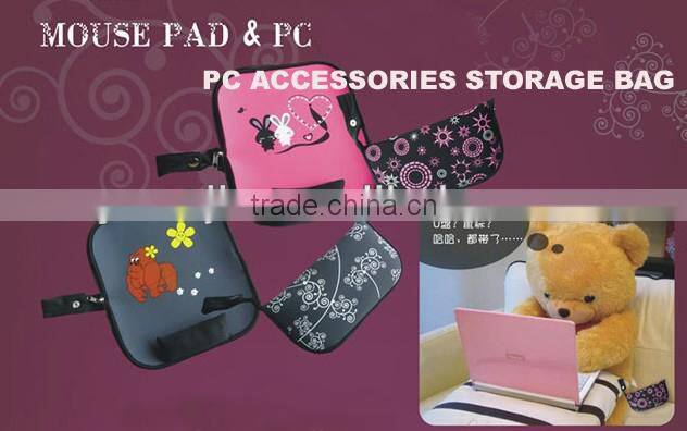 Portable PC accessories storage bag