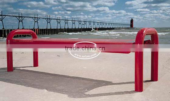 Arlau China Furniture Manufacture,Metal Outdoor Patio Bench,Public Leisure Metal Benches Powder Coating