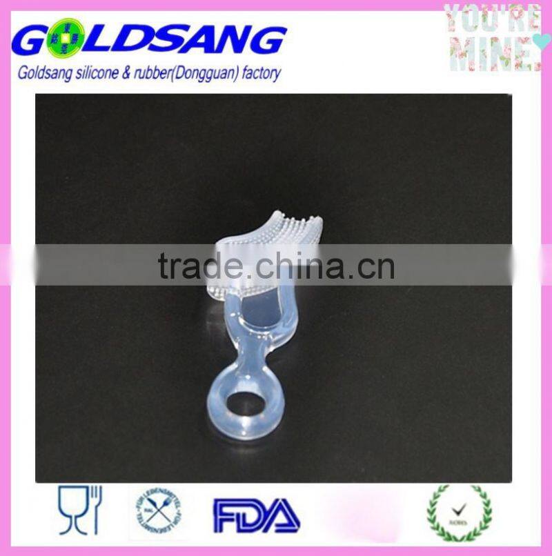 Baby Buddy Infant Finger Tooth Gum Brush Silicone Toothbrush