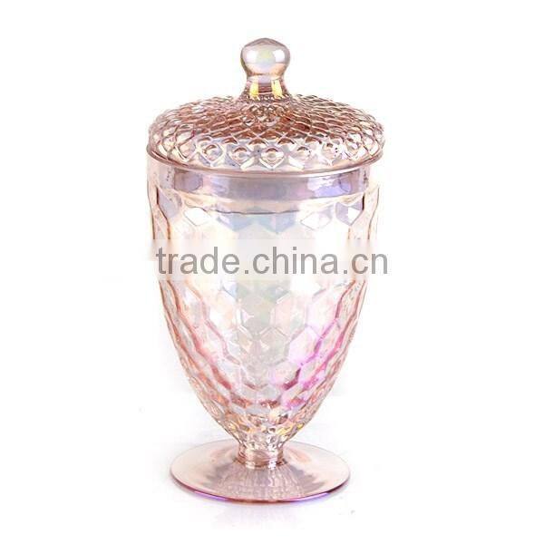 unique fashion glass candy fruit juice jars candle jars and lids