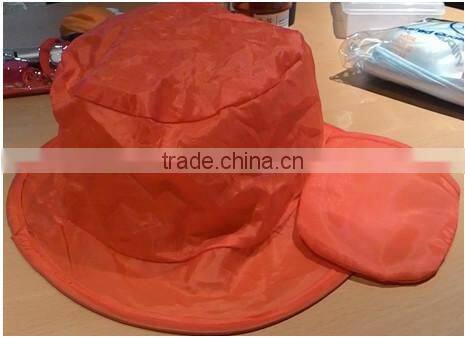 27cm polyester/nylon foldable Folding sun hat for promotional use cap