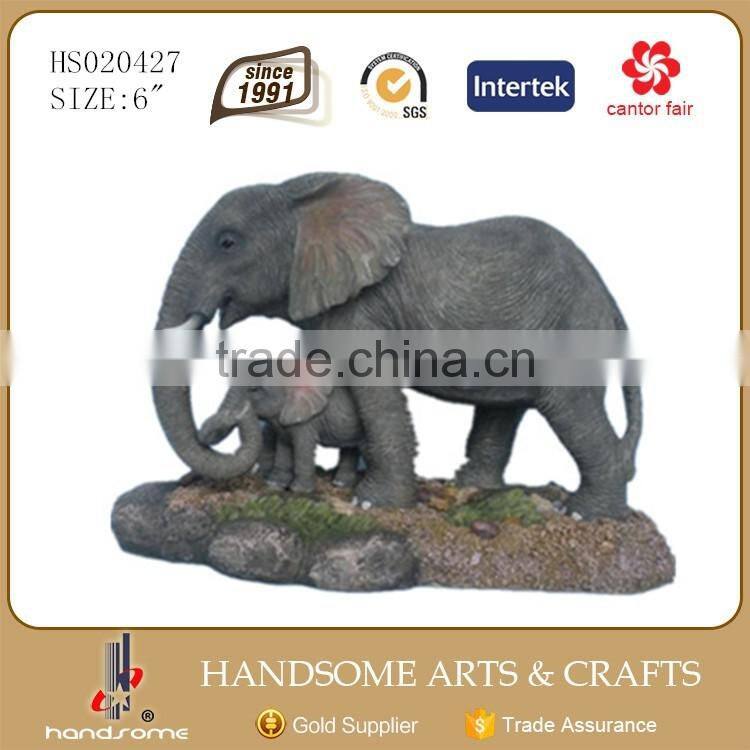 6 Inch Resin Animal Figurines Home Decor Elephant Statue