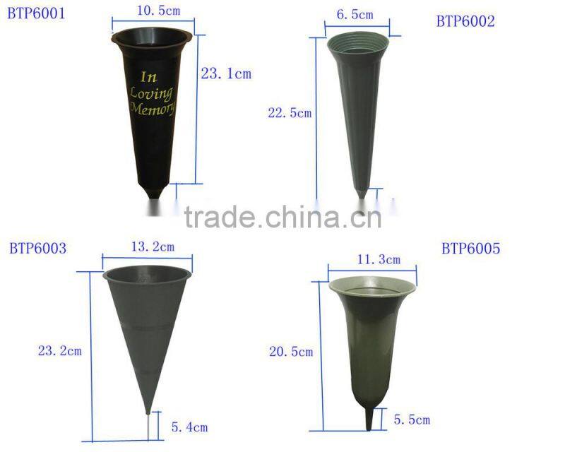 Horn green cone flower pot