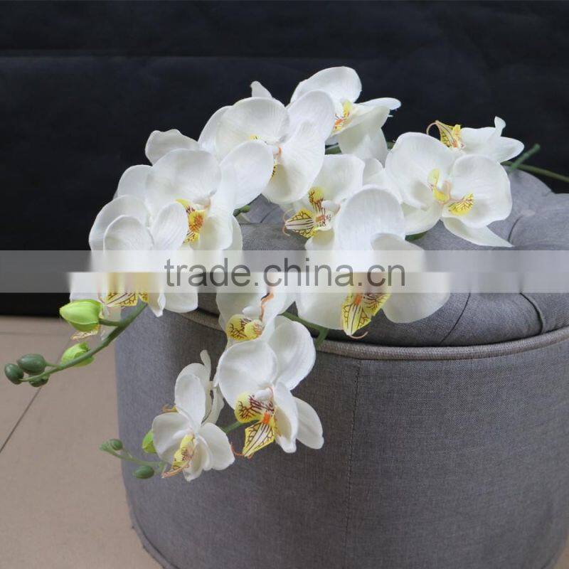 105cm long silk white orchid flowers