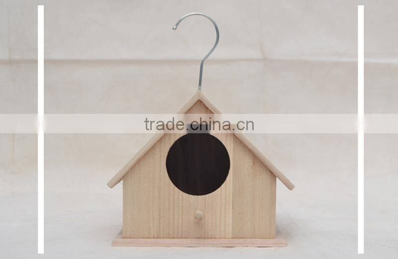 Handmade wholesale price large wooden bird parrot nest for sale