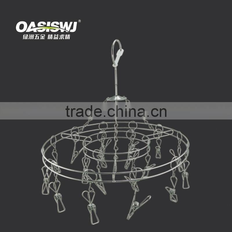 stainless steel sock drying clip hanger