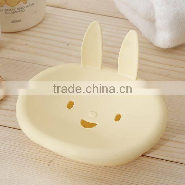 Rabbit sharp plastic soap container