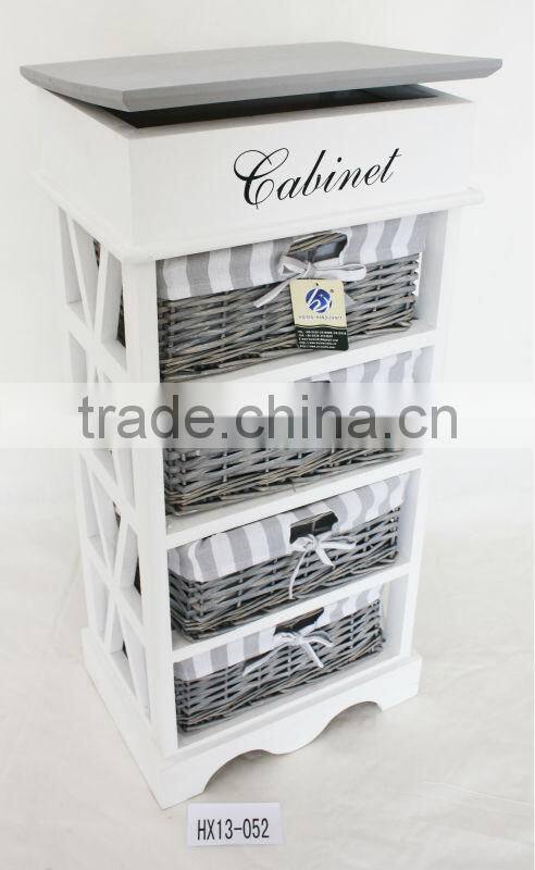 2013 newly arrival vintage furniture closets of woven drawer