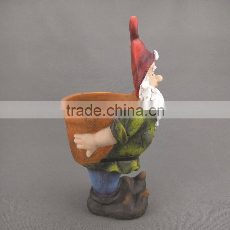 Custom polyresin garden gnome garden dwarfs garden statues decoration